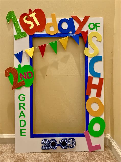 first day of school photo booth